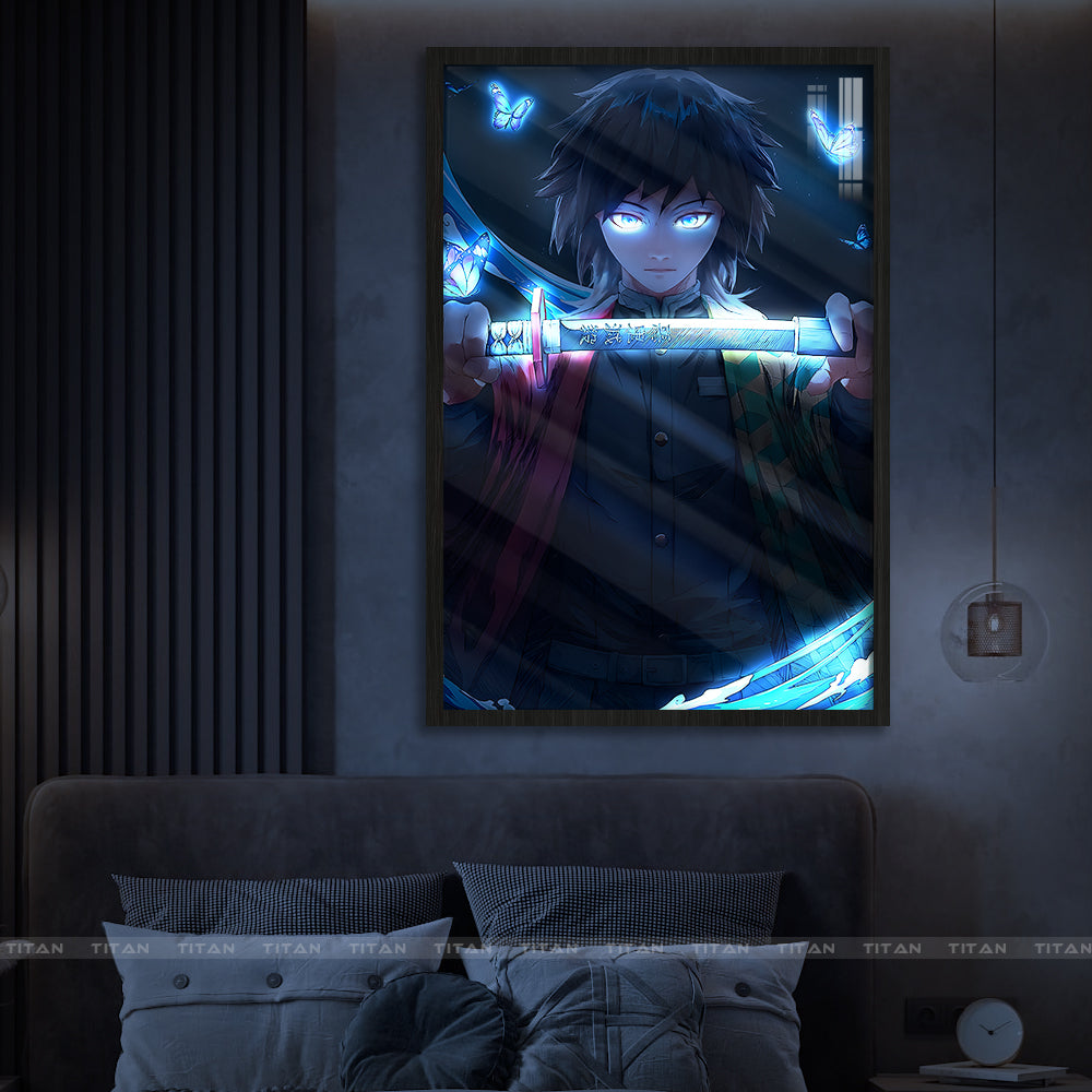Tranh Anime Treo Tường Led Điểm Kimetsu No Yaiba LTG.KNY0031