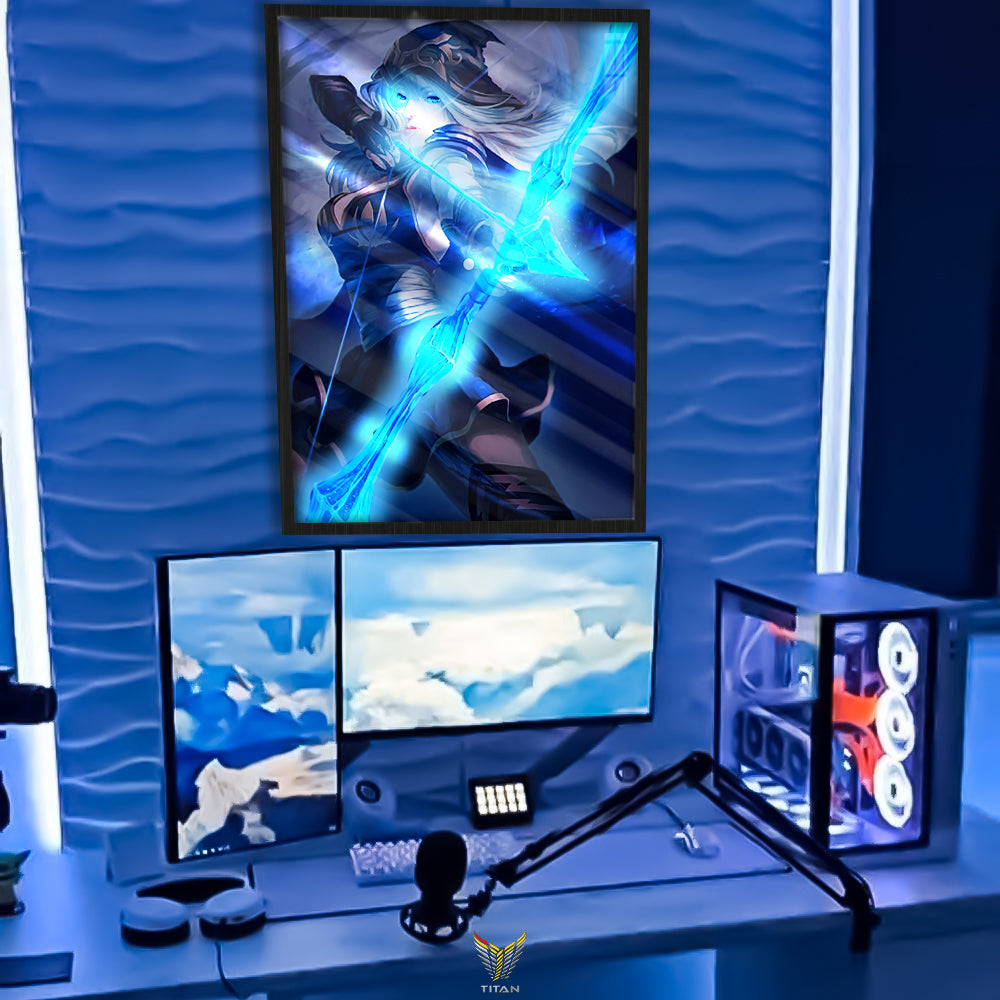 Tranh Decor Treo Tường Led Điểm League of Legends LTG.LOL0018