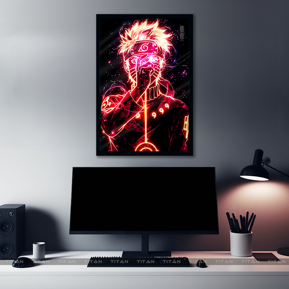 TRANH ANIME TREO TƯỜNG ĐƠN NARUTO NEON NRT0022