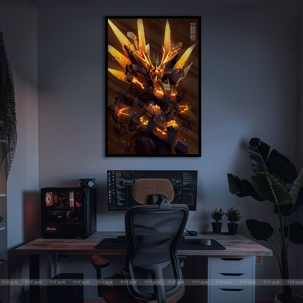 Tranh Decor Treo Tường Led Điểm Gundam LTG.GD0009