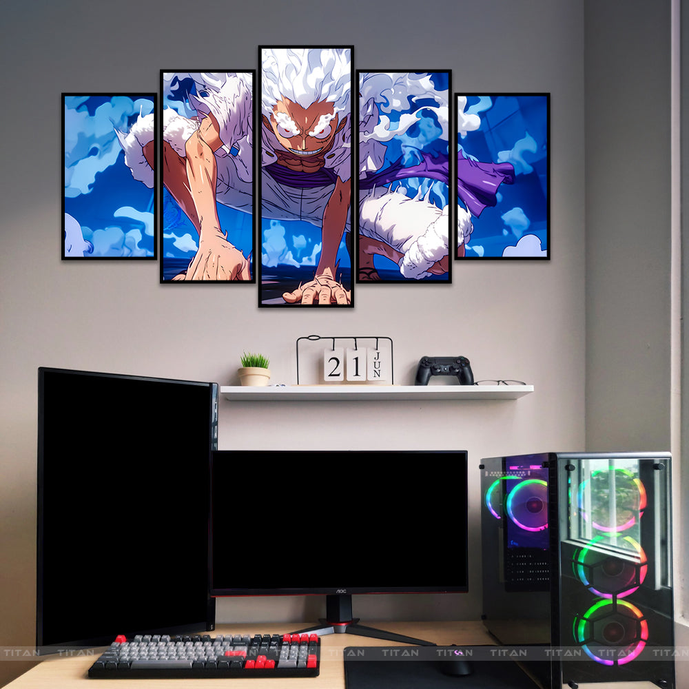 TRANH ANIME TREO TƯỜNG GHÉP 5 ONE PIECE 5OP0035