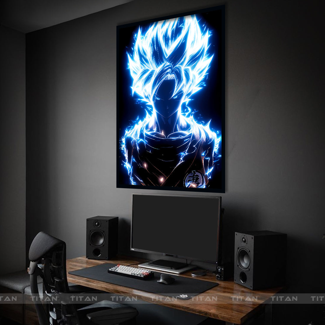 TRANH ANIME TREO TƯỜNG ĐƠN DRAGON BALL NEON DRB0081