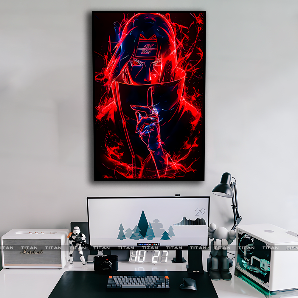 TRANH ANIME TREO TƯỜNG ĐƠN NARUTO NEON NRT0028