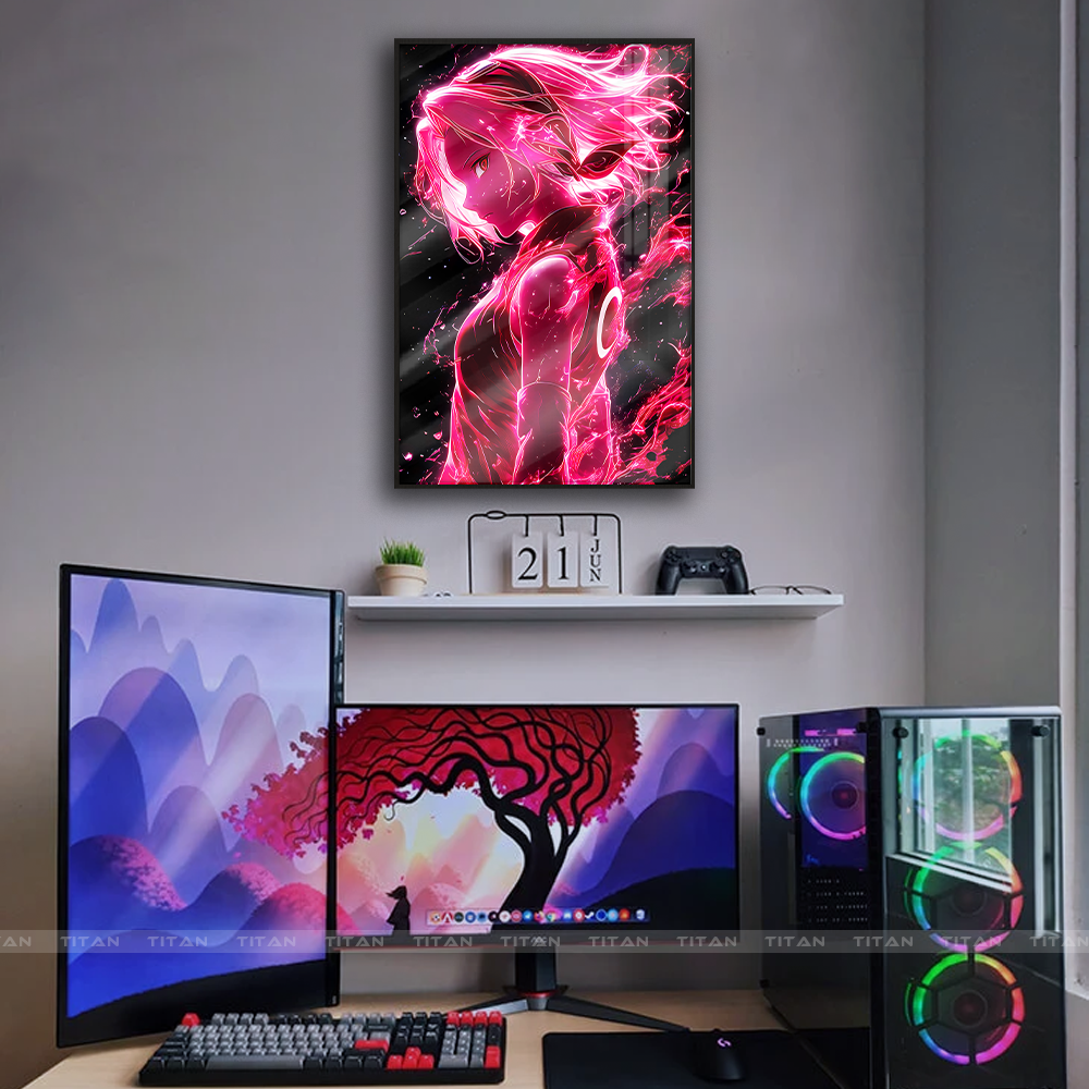 TRANH ANIME TREO TƯỜNG ĐƠN NARUTO NEON NRT0030