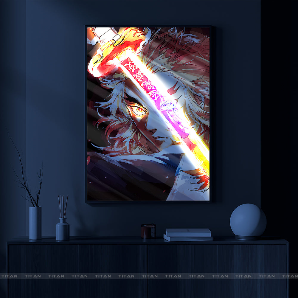 Tranh Anime Treo Tường Led Điểm Kimetsu No Yaiba LTG.KNY0022