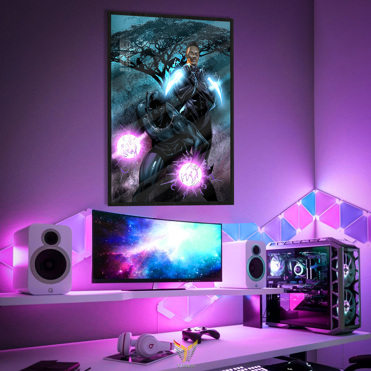Tranh Decor Treo Tường Led Điểm Marvel LTG.MV0001