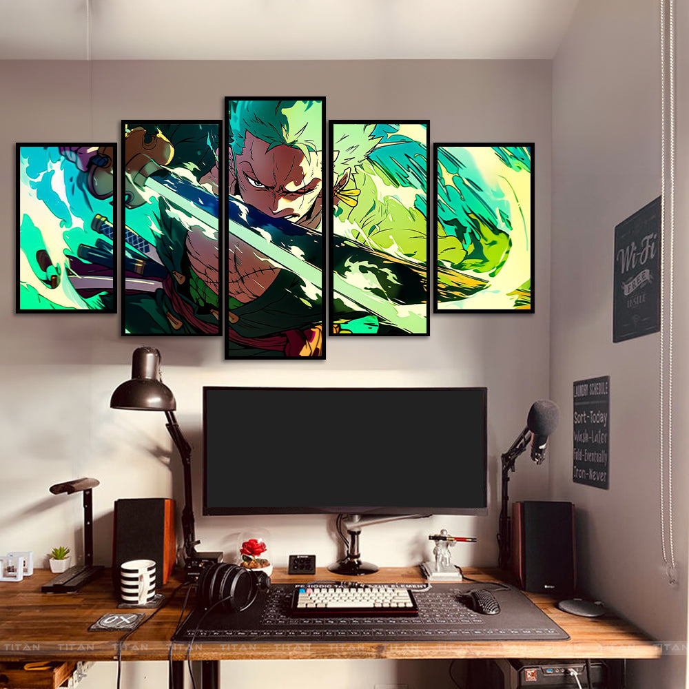 TRANH ANIME TREO TƯỜNG GHÉP 5 ONE PIECE 5OP0111