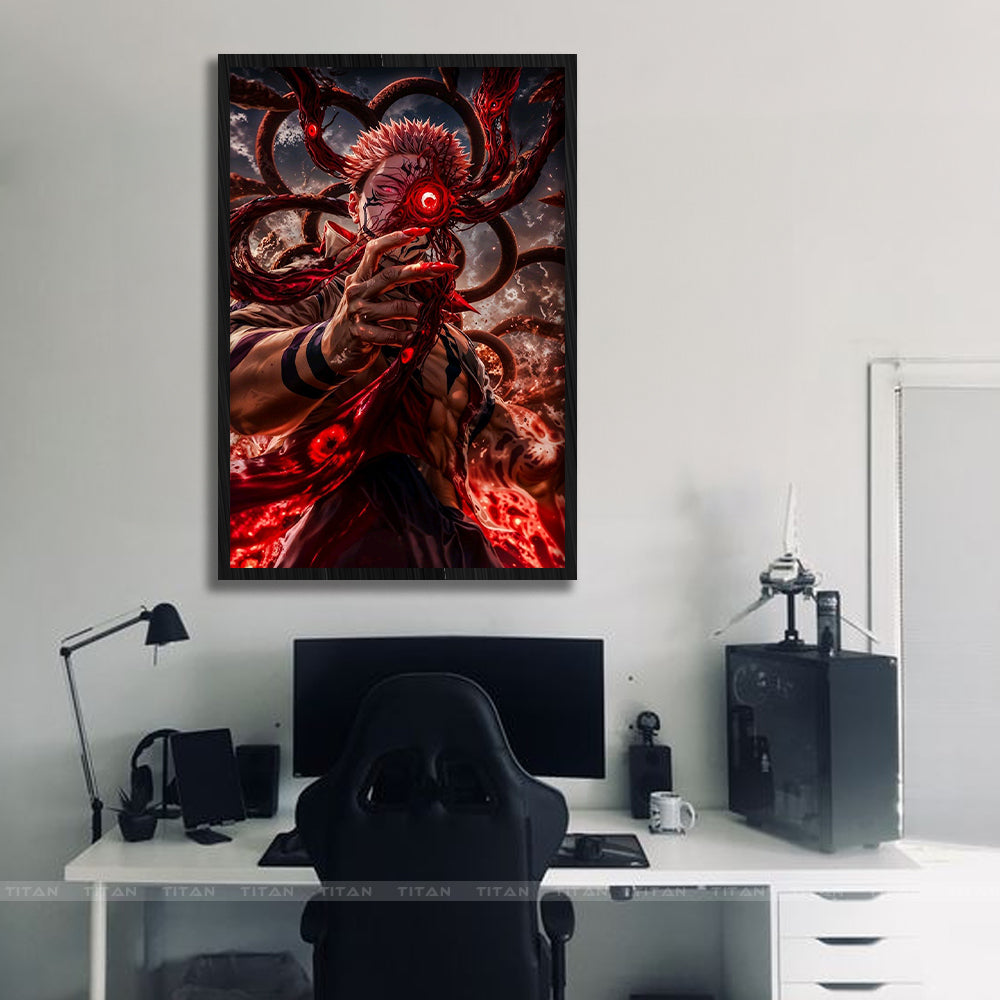 TRANH ANIME TREO TƯỜNG ĐƠN JUJUTSU KAISEN JK0006