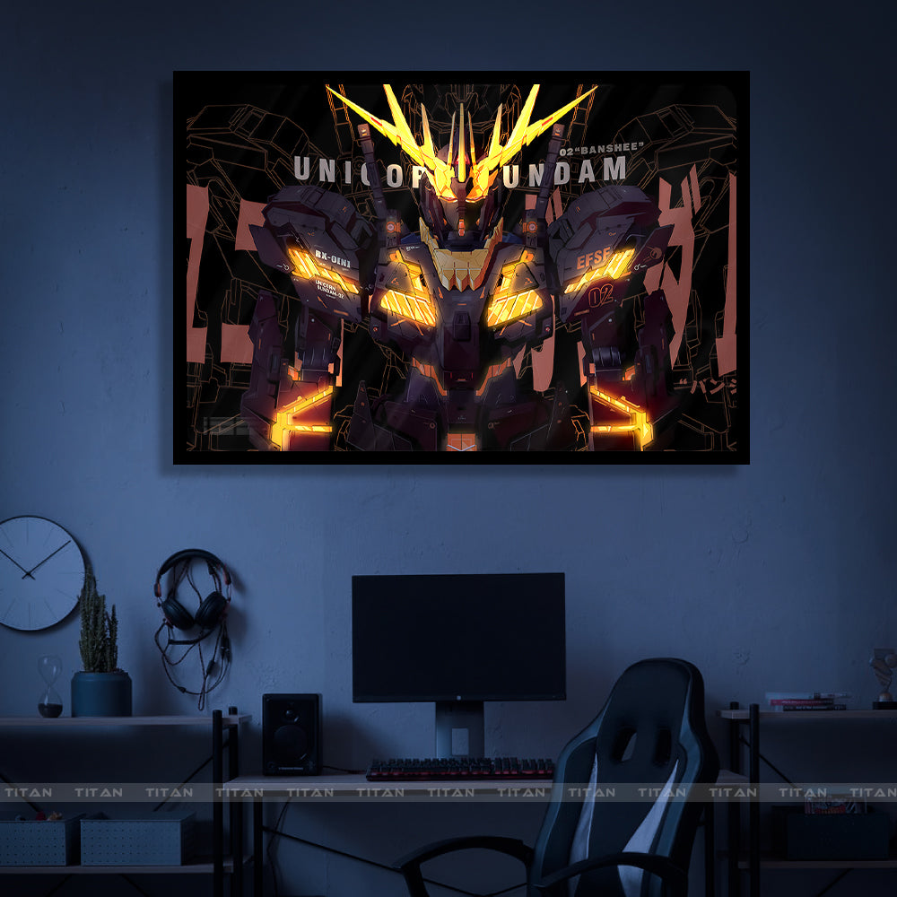 Tranh Decor Treo Tường Led Điểm Gundam LTG.GD0001