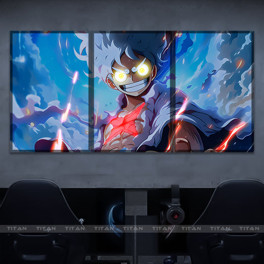 Tranh Anime Treo Tường Led Điểm Ghép 3 One Piece 3LD.OP0002