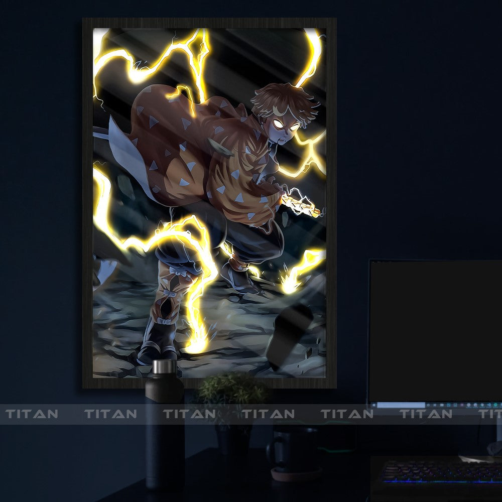 Tranh Anime Treo Tường Led Điểm Kimetsu No Yaiba LTG.KNY0024