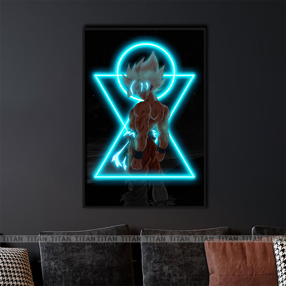 TRANH ANIME TREO TƯỜNG ĐƠN DRAGON BALL NEON DRB0103