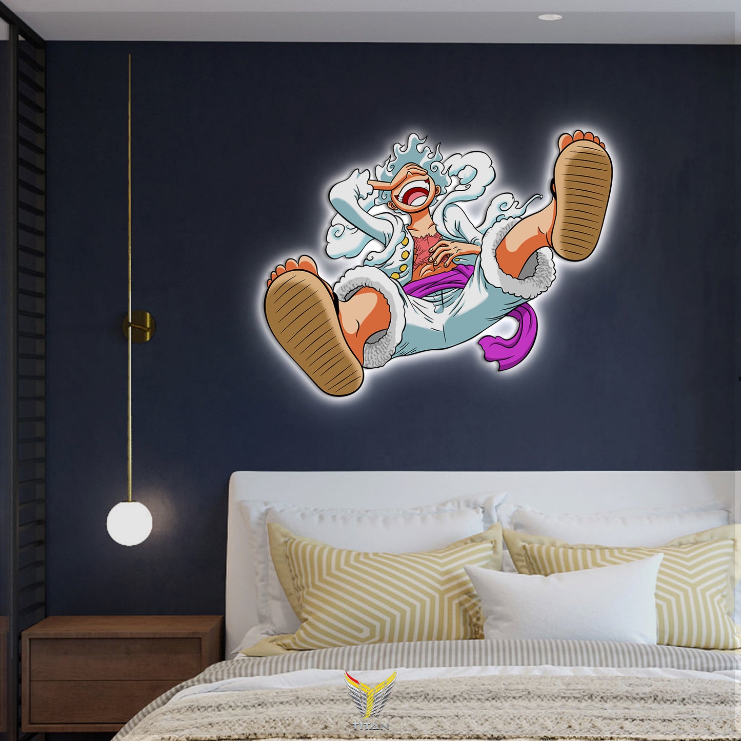TRANH CNC ANIME LUFFY GEAR 5 ONE PIECE LOP01