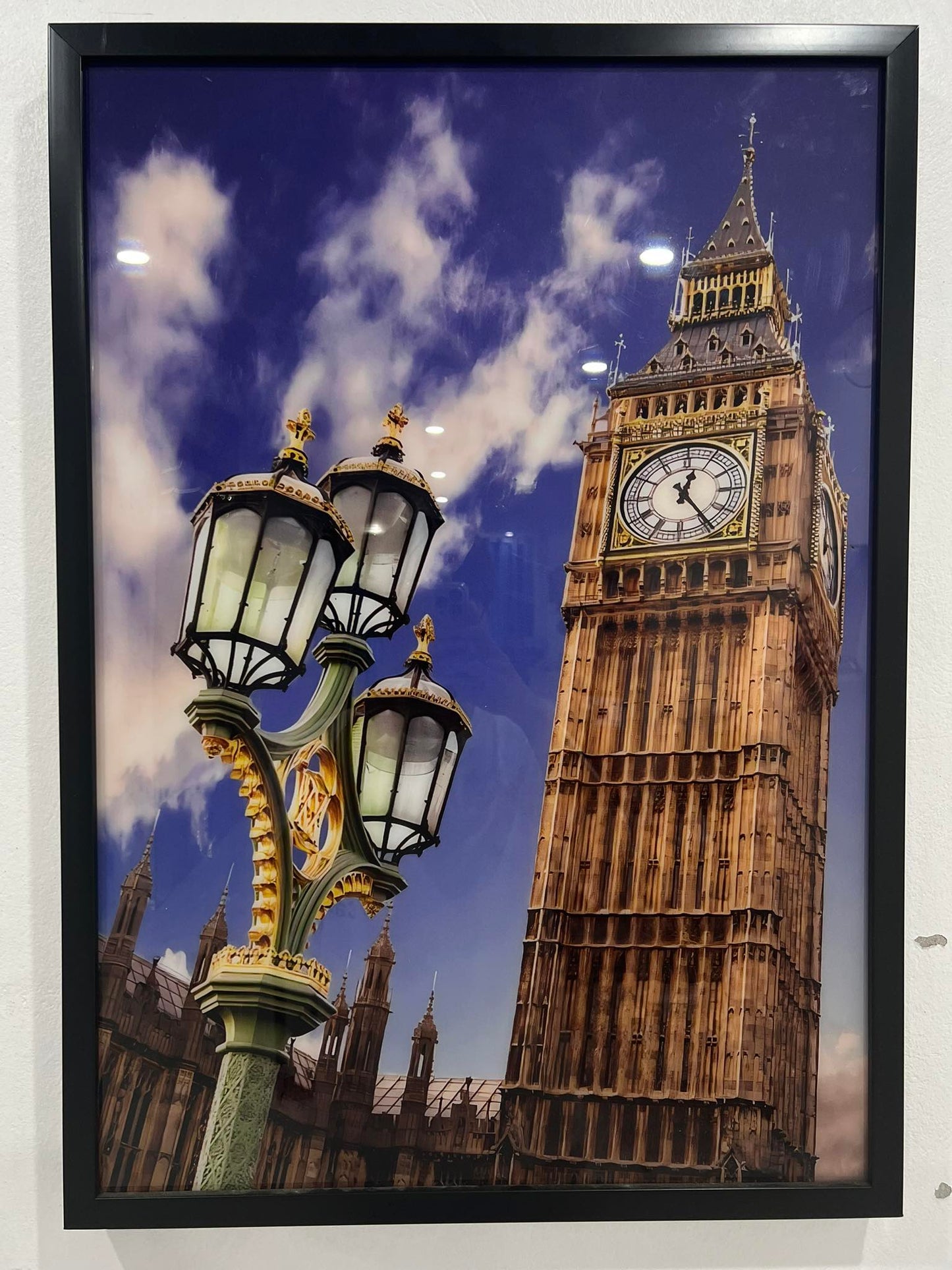 TRANH TRÁNG GƯƠNG LED ĐIỂM BIG BEN TOWER 50X70CM
