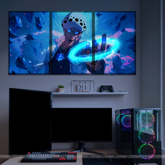 Tranh Anime Treo Tường Led Điểm Ghép 3 One Piece 3LD.OP0003