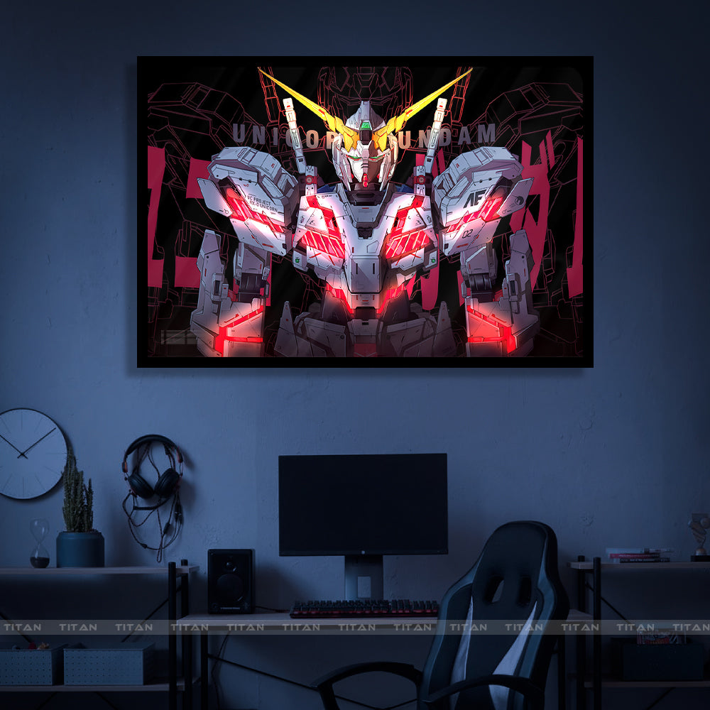 Tranh Decor Treo Tường Led Điểm Gundam LTG.GD0002