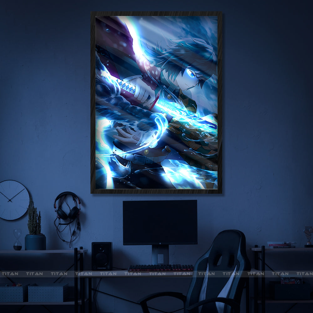 Tranh Anime Treo Tường Led Điểm Kimetsu No Yaiba LTG.KNY0025