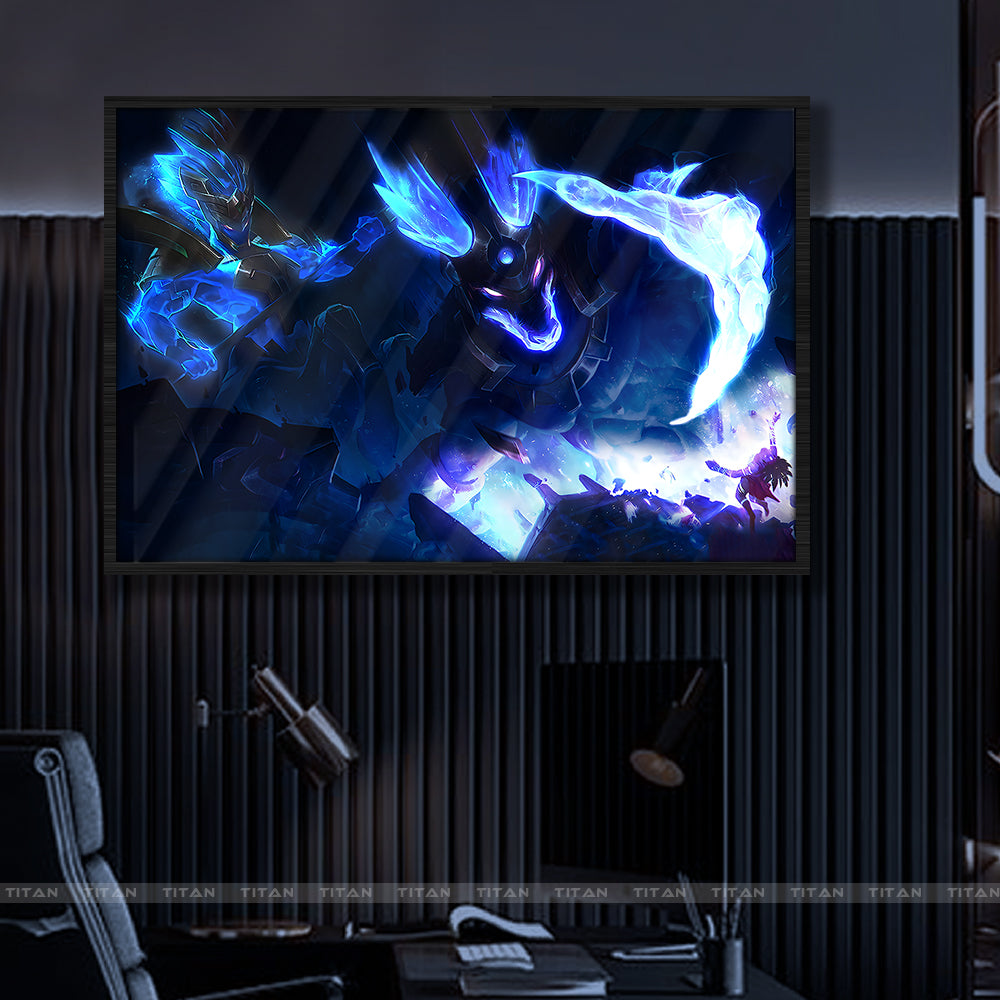 Tranh Decor Treo Tường Led Điểm League of Legends LTG.LOL0021