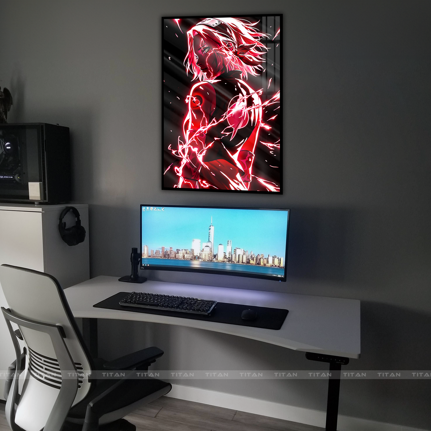 TRANH ANIME TREO TƯỜNG ĐƠN NARUTO NEON NRT0005