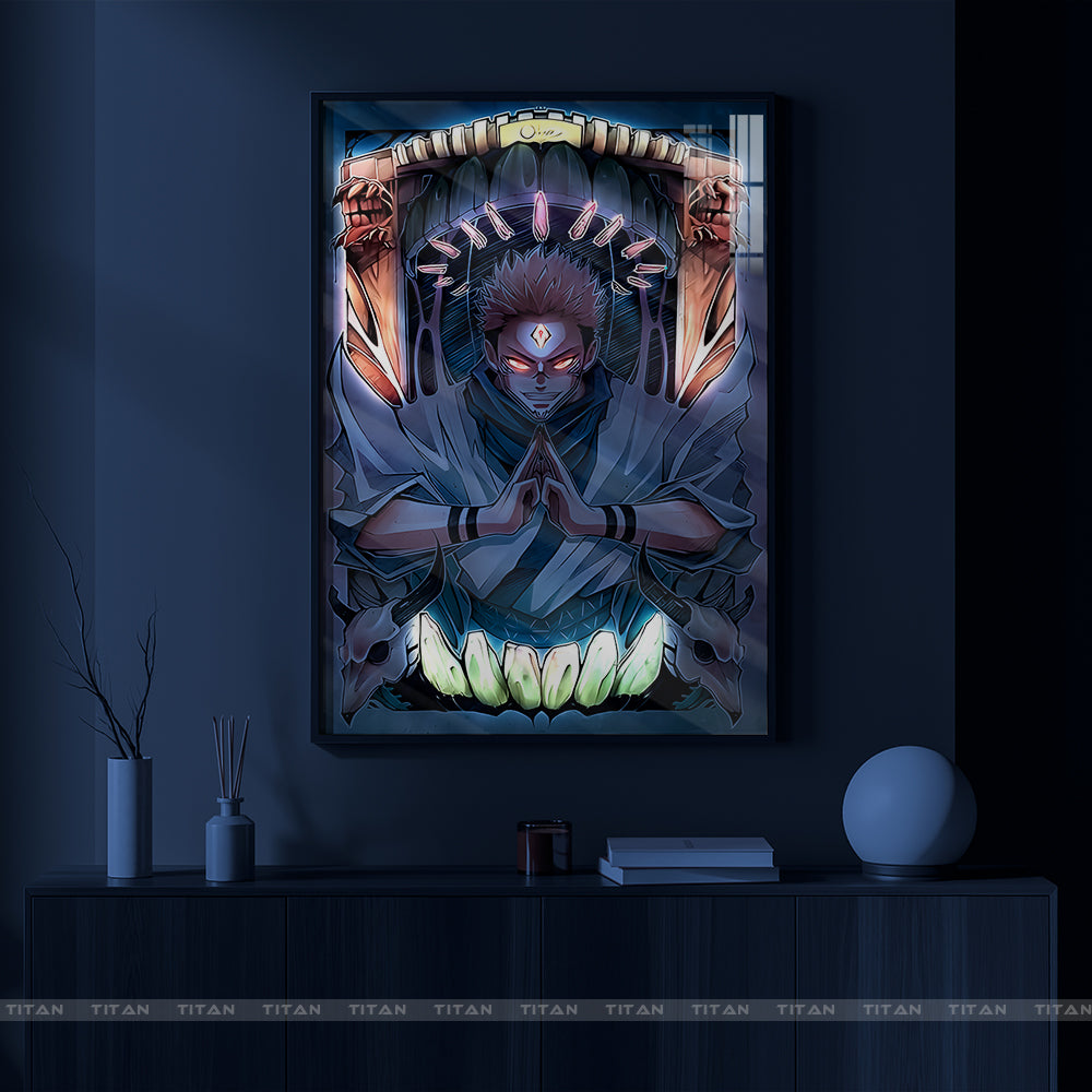Tranh Anime Treo Tường Led Điểm Jujutsu Kaisen LTG.JK0001
