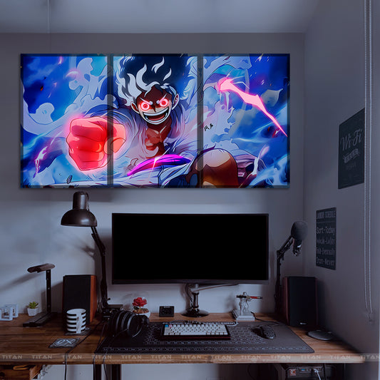 Tranh Anime Treo Tường Led Điểm Ghép 3 One Piece 3LD.OP0004