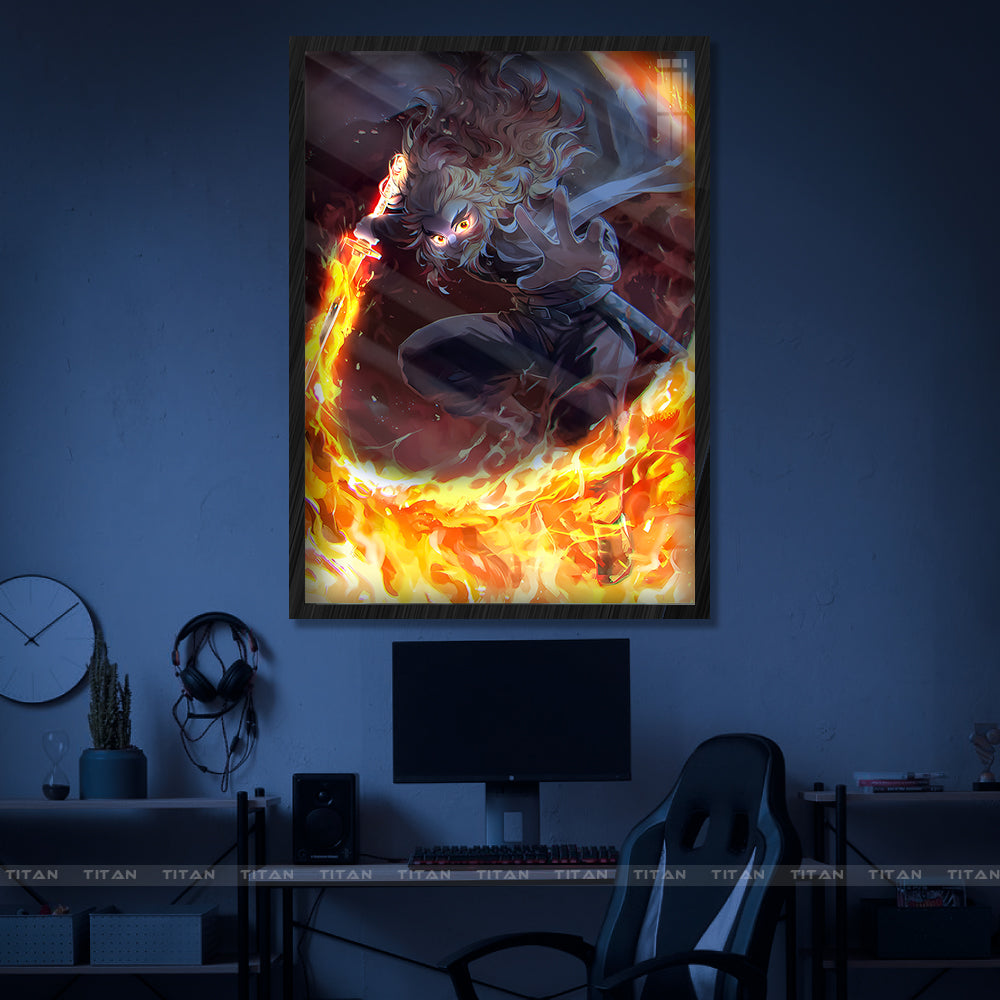Tranh Anime Treo Tường Led Điểm Kimetsu No Yaiba LTG.KNY0026