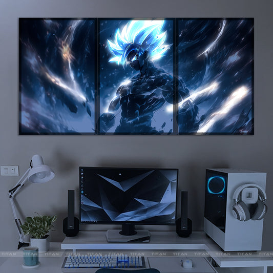 Tranh Anime Treo Tường Led Điểm Ghép 3 Dragon Ball 3LD.DRB0004