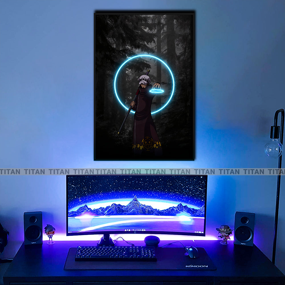 TRANH ANIME TREO TƯỜNG ĐƠN ONE PIECE NEON OP0061
