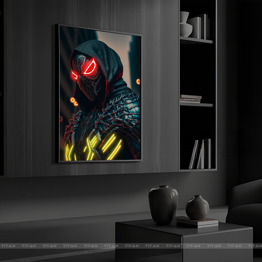 TRANH DECOR TREO TƯỜNG ĐƠN MARVEL NEON M0023
