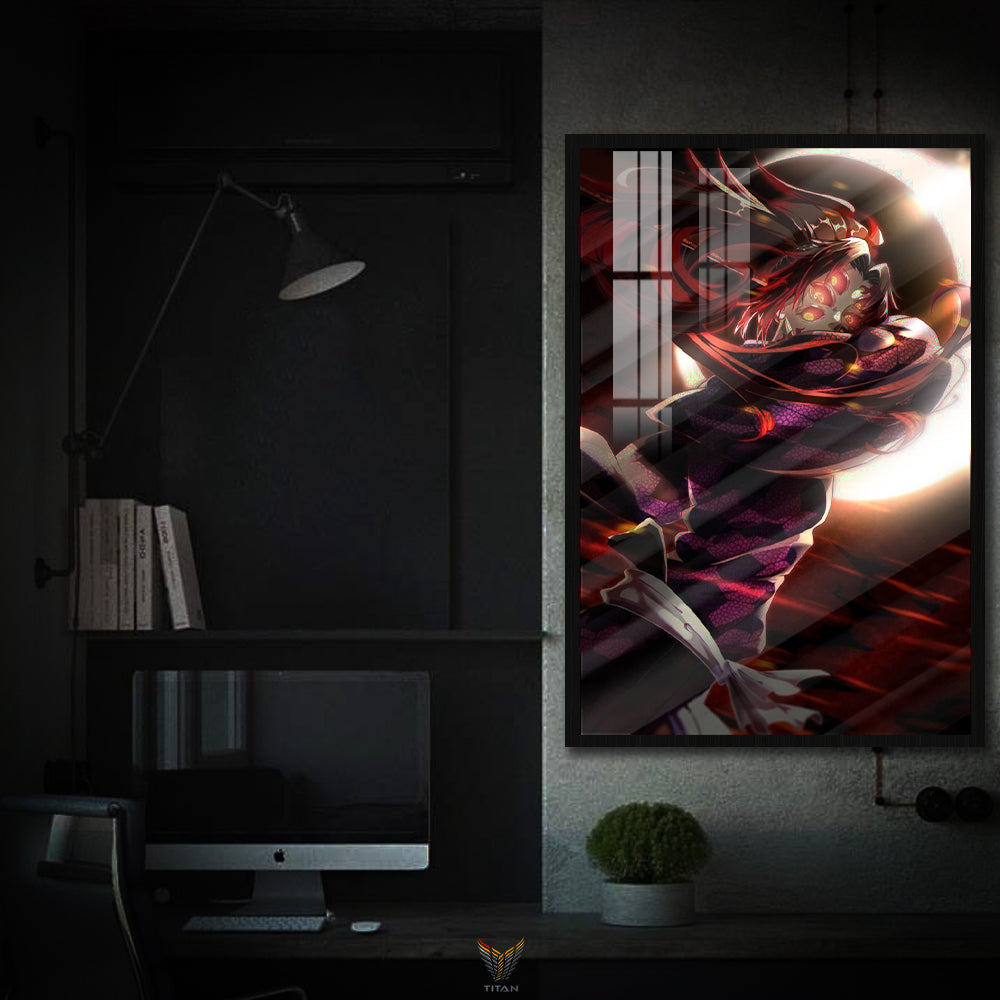 Tranh Anime Treo Tường Led Điểm Kimetsu No Yaiba LTG.KNY0012