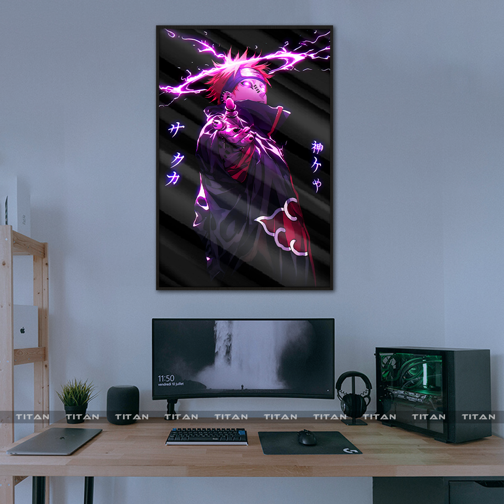 TRANH ANIME TREO TƯỜNG ĐƠN NARUTO NEON NRT0006
