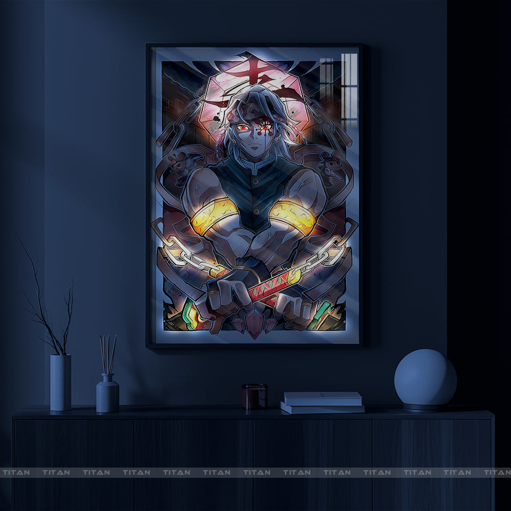 Tranh Anime Treo Tường Led Điểm Kimetsu No Yaiba LTG.KNY0035