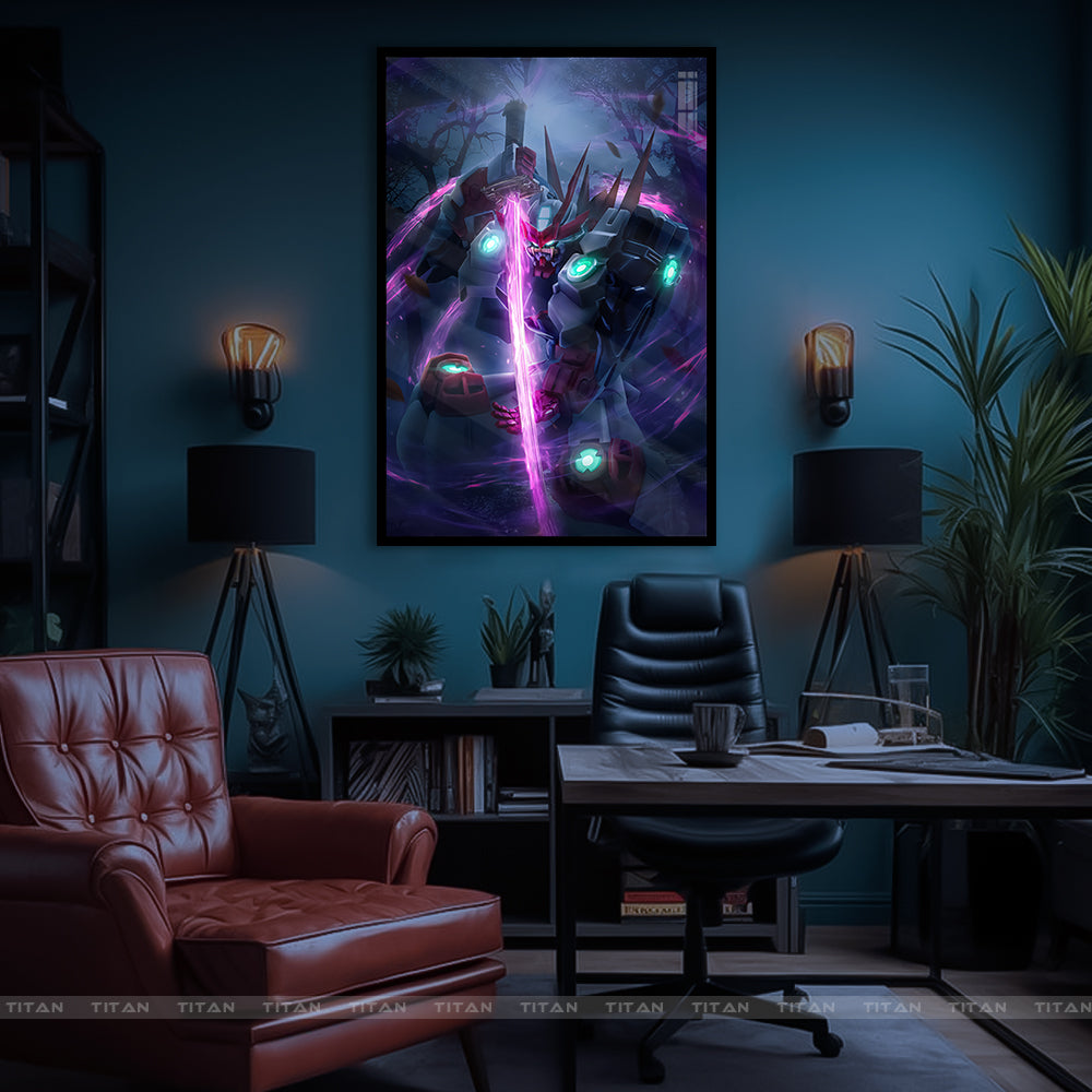 Tranh Decor Treo Tường Led Điểm Gundam LTG.GD0004