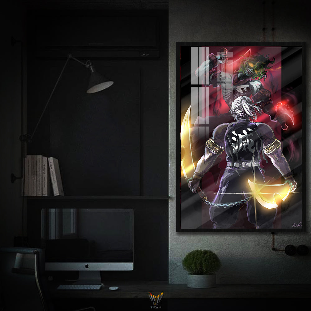 Tranh Anime Treo Tường Led Điểm Kimetsu No Yaiba LTG.KNY0013
