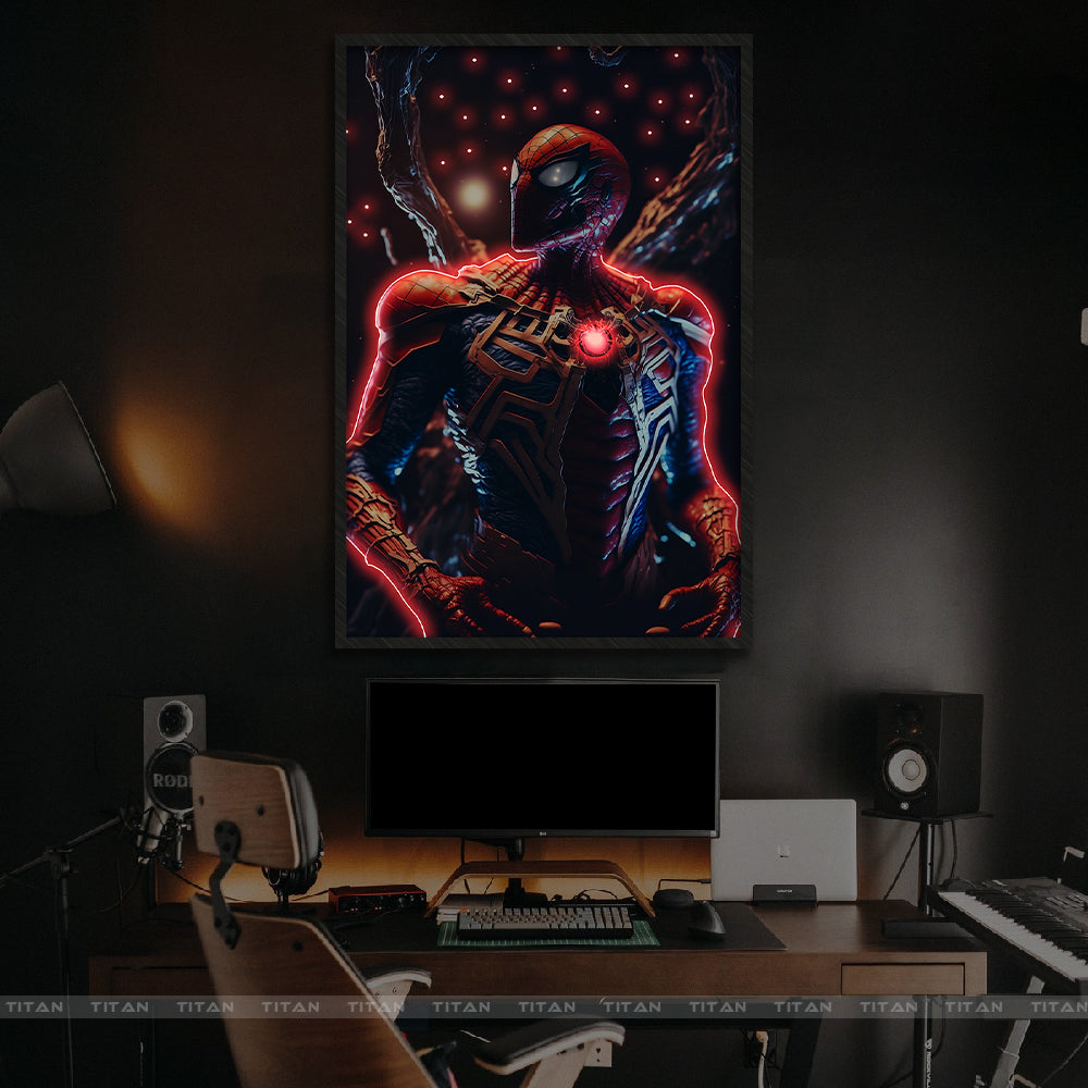 TRANH DECOR TREO TƯỜNG ĐƠN MARVEL NEON M0024