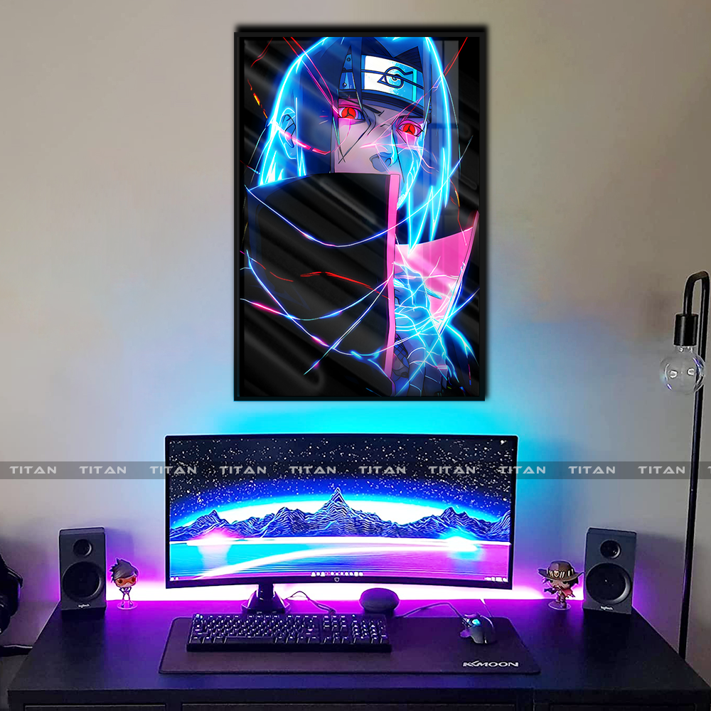TRANH ANIME TREO TƯỜNG ĐƠN NARUTO NEON NRT0017