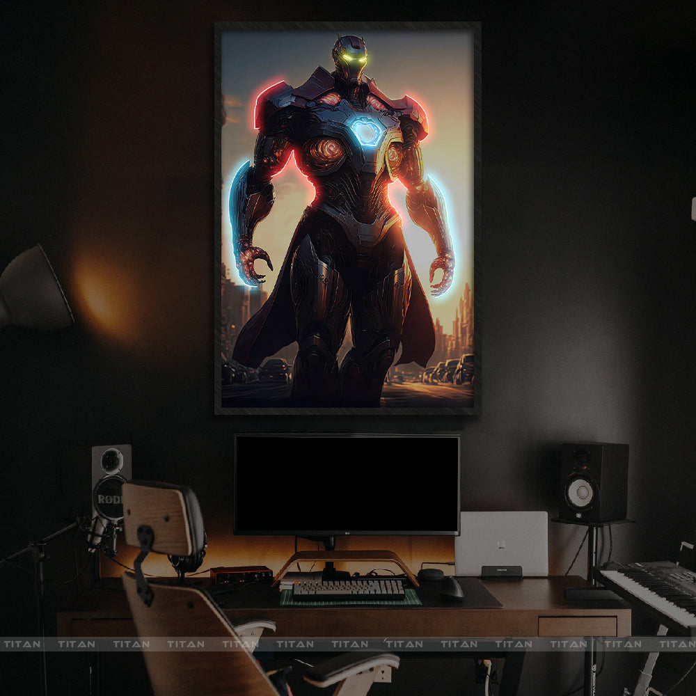 TRANH DECOR TREO TƯỜNG ĐƠN MARVEL NEON M0025