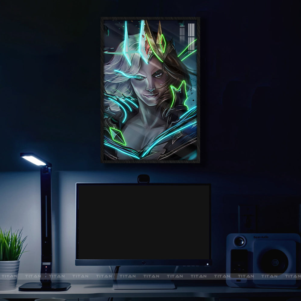 TRANH DECOR TREO TƯỜNG ĐƠN LEAGUE OF LEGENDS NEON LOL0020