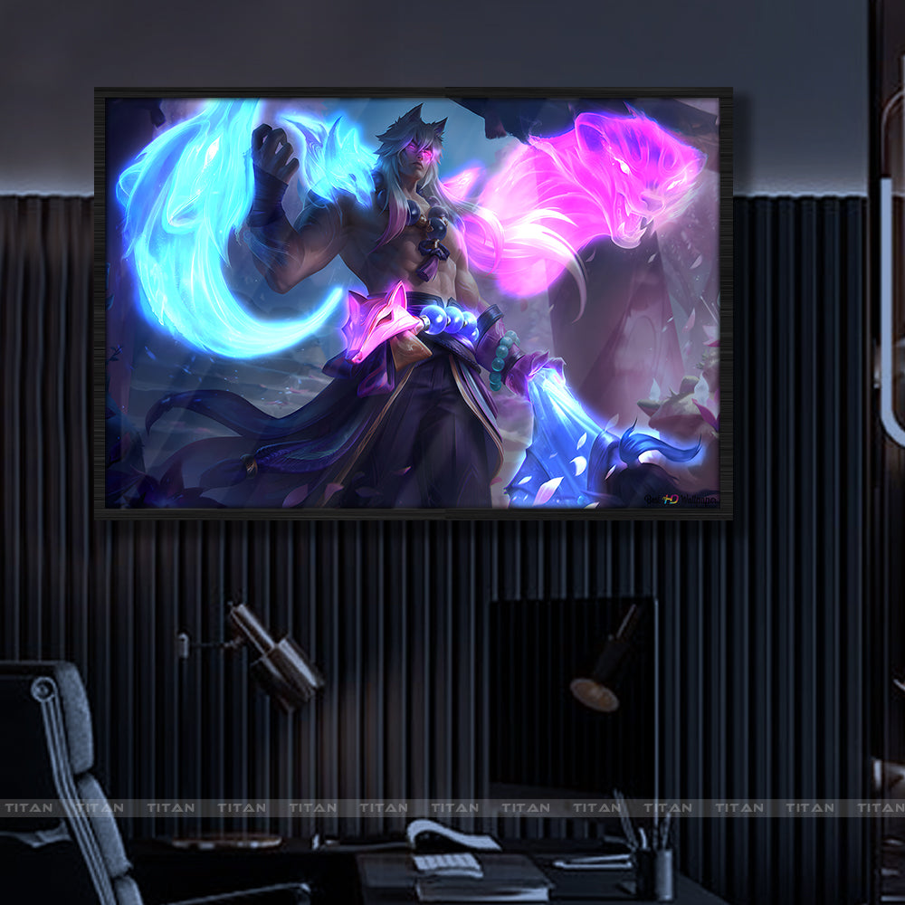 Tranh Decor Treo Tường Led Điểm League of Legends LTG.LOL0024