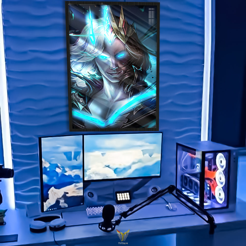 Tranh Decor Treo Tường Led Điểm League of Legends LTG.LOL0015