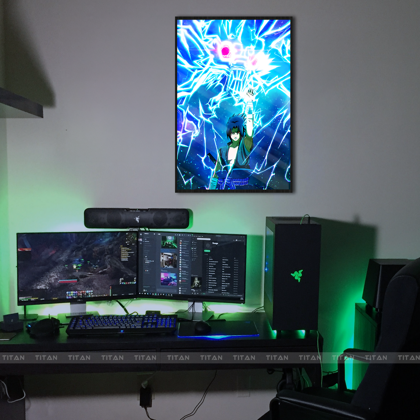 TRANH ANIME TREO TƯỜNG ĐƠN NARUTO NEON NRT0019