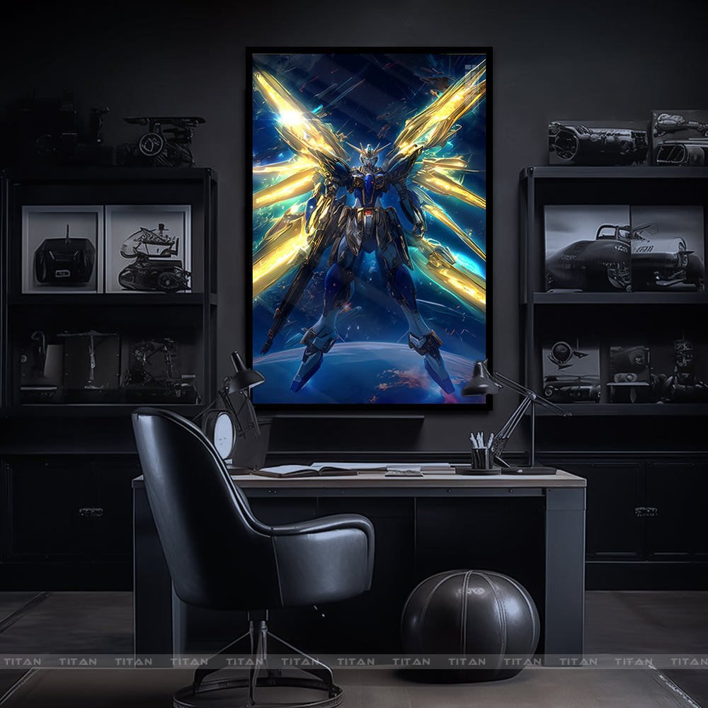 Tranh Decor Treo Tường Led Điểm Gundam LTG.GD0006