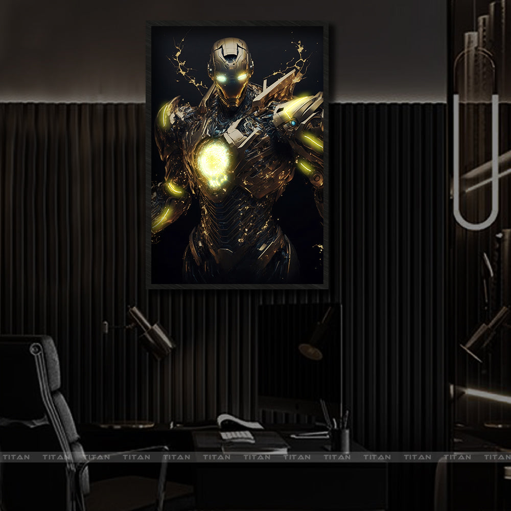 TRANH DECOR TREO TƯỜNG ĐƠN MARVEL NEON M0026