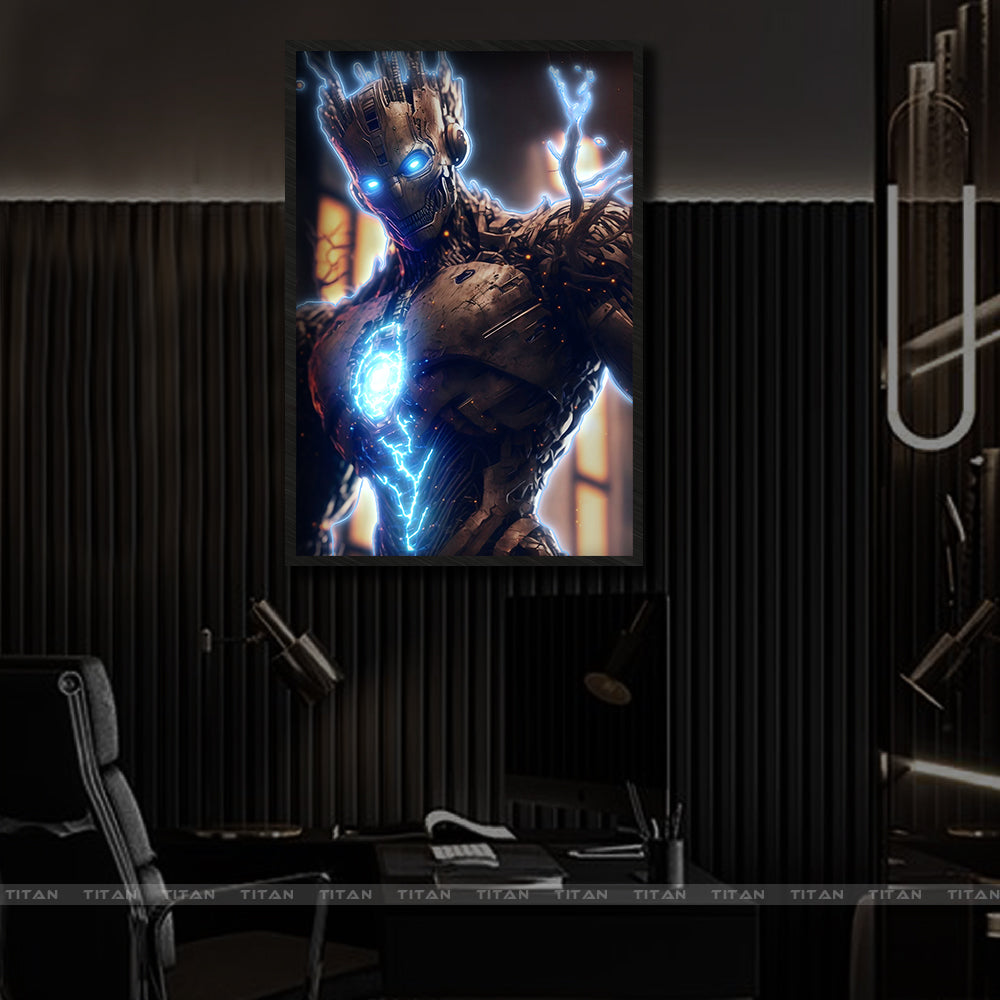 TRANH DECOR TREO TƯỜNG ĐƠN MARVEL NEON M0028