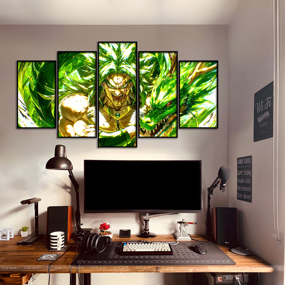 TRANH ANIME TREO TƯỜNG GHÉP 5 DRAGON BALL 5DRB0020