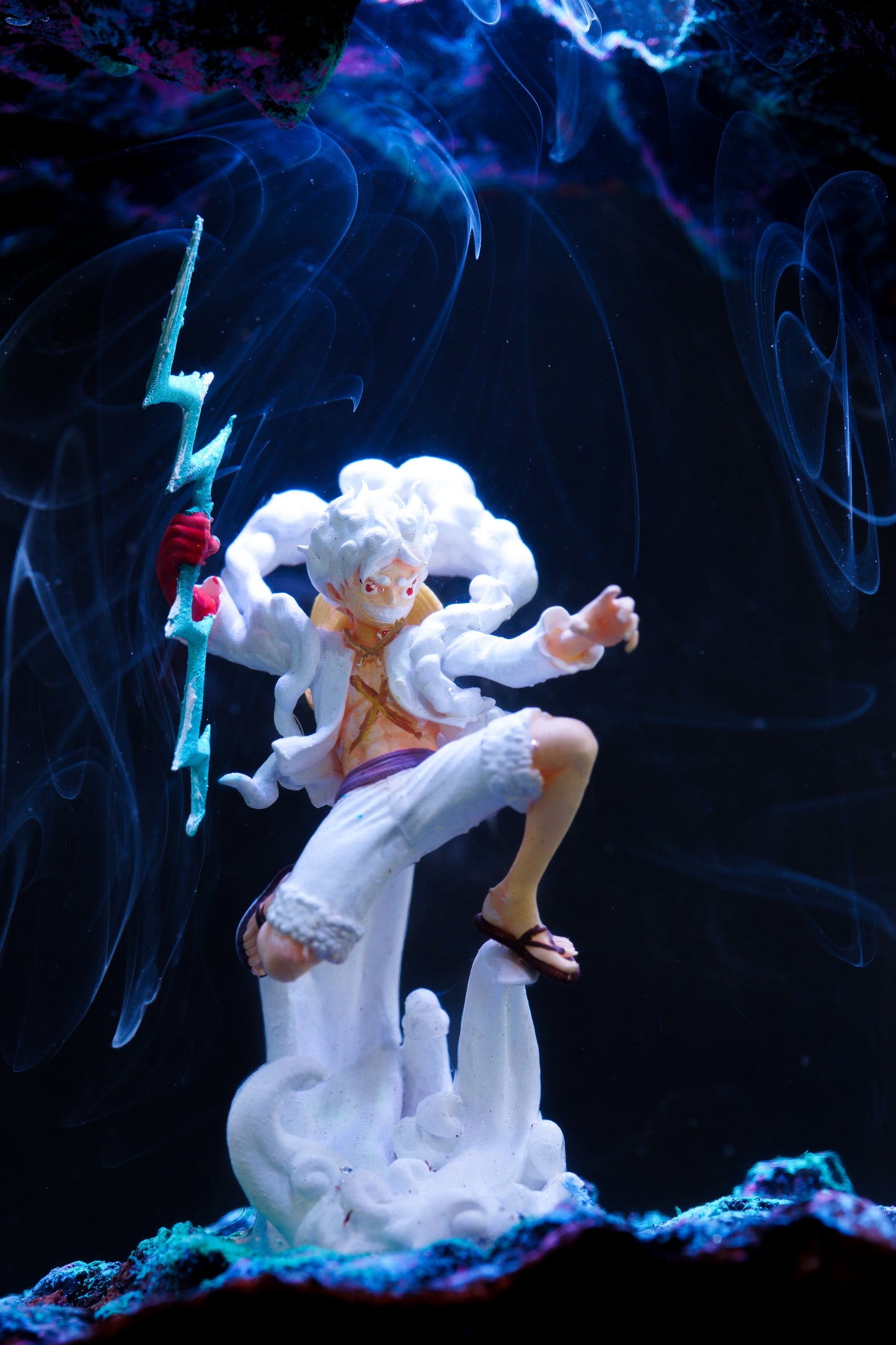 Tranh Đèn Trang Trí Resin Led Anime One Piece Luffy V2