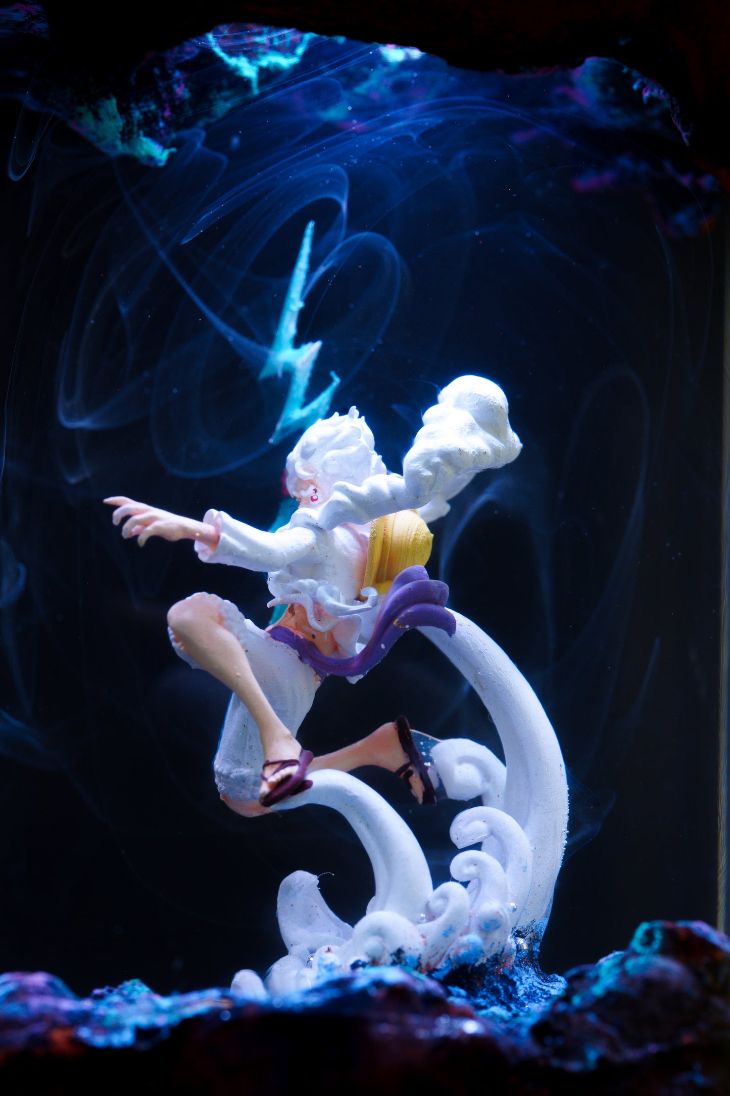 Tranh Đèn Trang Trí Resin Led Anime One Piece Luffy V2