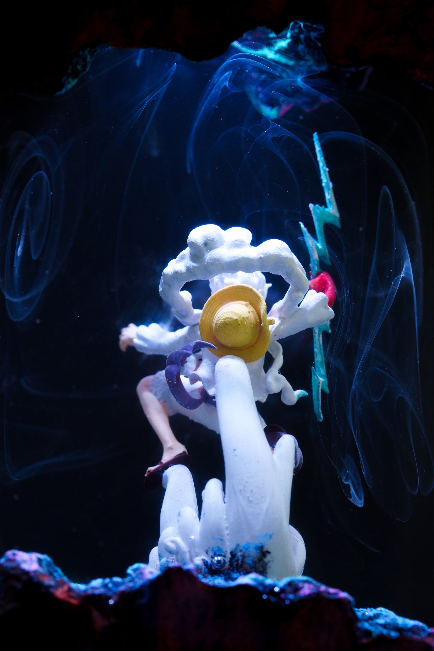 Tranh Đèn Trang Trí Resin Led Anime One Piece Luffy V2