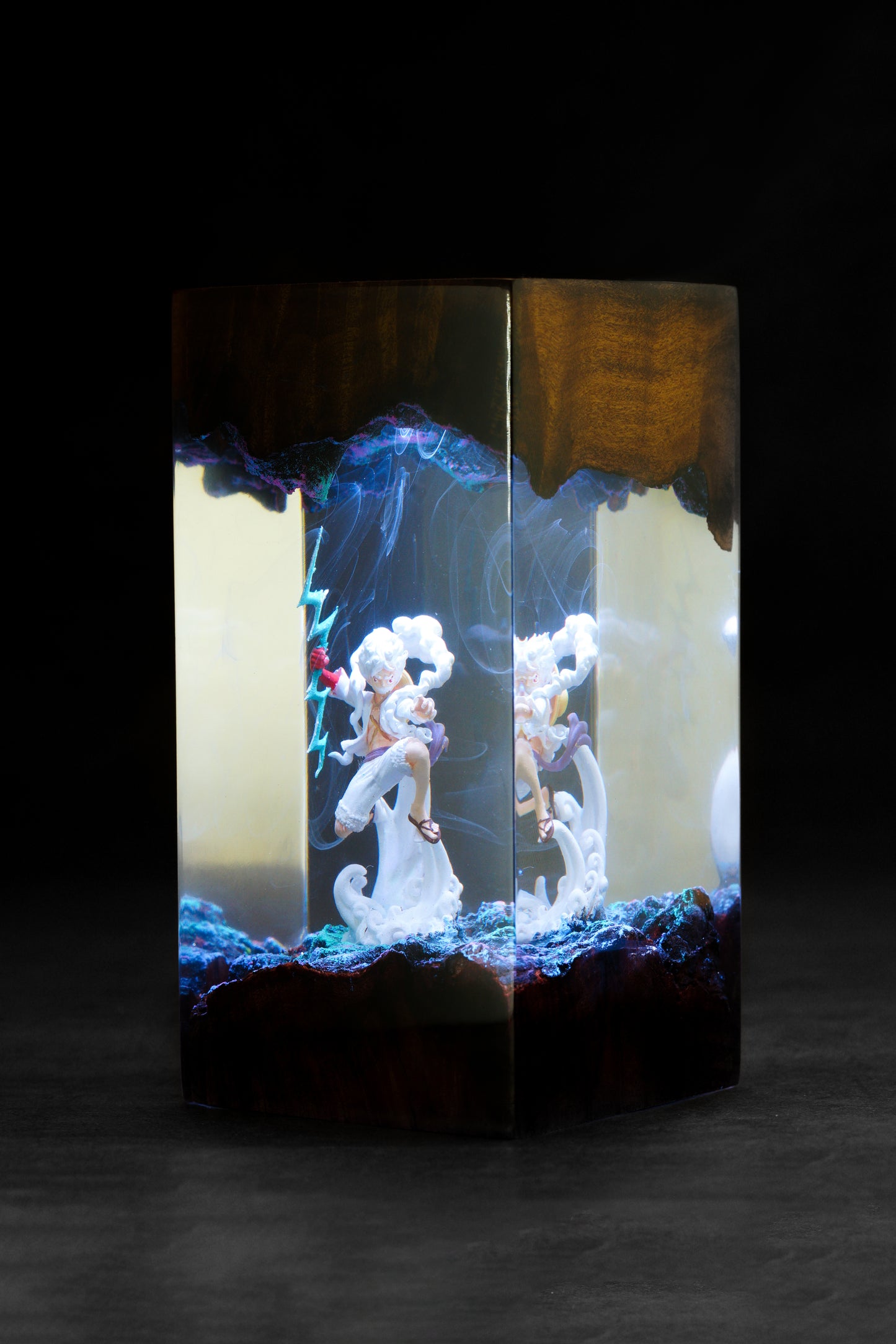 Tranh Đèn Trang Trí Resin Led Anime One Piece Luffy V2