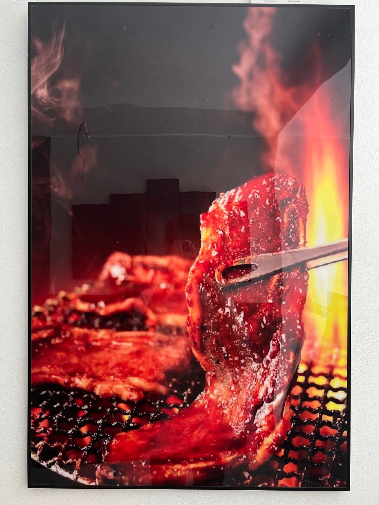 TRANH TRÁNG GƯƠNG TREO TƯỜNG ĐƠN QUÁN NƯỚNG 60X80CM